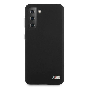 Оригинален твърд гръб BMW Silicone M BMHCS21MMSILBK - Samsung Galaxy S21+ 5G черен - Img 3
