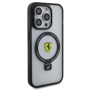 Оригинален твърд гръб FERRARI Ring Stand 2023 FEHMP15LUSCAH - iPhone 15 Pro прозрачен - Img 4