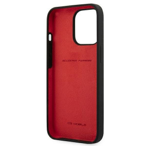 Оригинален твърд гръб FERRARI Silicone FESSIHCP13LBK - iPhone 13 Pro черен - Img 7