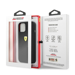 Оригинален твърд гръб FERRARI Silicone FESSIHCP13SBK - iPhone 13 mini черен - Img 8