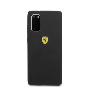Оригинален твърд гръб FERRARI Silicone FESSIHCS62BK - Samsung Galaxy S20 / S20 5G черен - Img 3