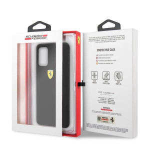 Оригинален твърд гръб FERRARI Silicone FESSIHCS67BK - Samsung Galaxy S20+ / S20+ 5G черен - Img 7