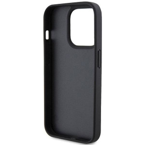 Оригинален твърд гръб FERRARI Twist Metal Logo - iPhone 15 Pro черен - Img 7