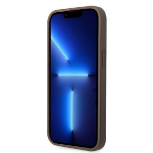 Оригинален твърд гръб GUESS 4G Big Metal Logo GUHCP15S4GMGBR - iPhone 15 кафяв - Img 5