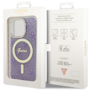 Оригинален твърд гръб GUESS 4G GUHMP14LH4STU - iPhone 14 Pro лилав - Img 8