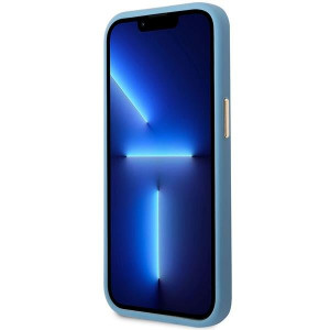 Оригинален твърд гръб GUESS 4G Logo Plate MagSafe - iPhone 14 Pro Max син - Img 5