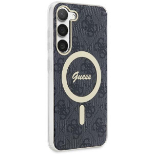 Оригинален твърд гръб GUESS 4G MagSafe GUHMS23SH4STK - Samsung Galaxy S23 черен - Img 4