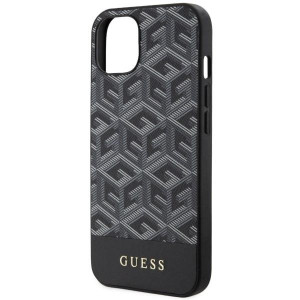 Оригинален твърд гръб GUESS GCube Stripes MagSafe GUHMP14SHGCFSEK - iPhone 14 черен - Img 6