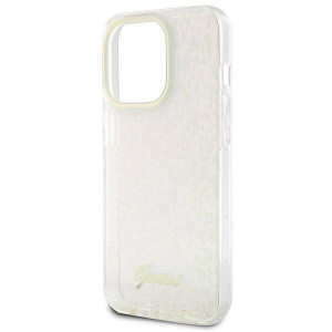 Оригинален твърд гръб GUESS IML Faceted Mirror Disco Iridescent GUHCP15XHDECMP - iPhone 15 Pro Max розов - Img 6