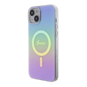 Оригинален твърд гръб GUESS IML Iridescent MagSafe GUHMP15SHITSU - iPhone 15 лилав - Img 2