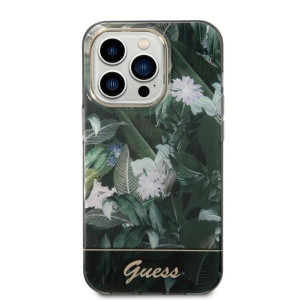 Оригинален твърд гръб GUESS Jungle GUHCP14LHGJGHA - iPhone 14 Pro зелен - Img 6
