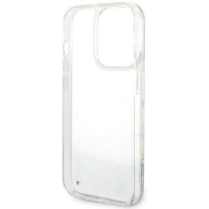 Оригинален твърд гръб GUESS Liquid Glitter Marble GUHCP14LLCSGSGH - iPhone 14 Pro бял - Img 7