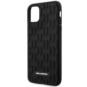 Оригинален твърд гръб KARL LAGERFELD 3D Monogram KLHCN61RUPKLPK - iPhone 11 черен - Img 6