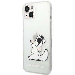 Оригинален твърд гръб KARL LAGERFELD Choupette Fun KLHCP14MCFNRC - iPhone 14 Plus прозрачен - Img 2