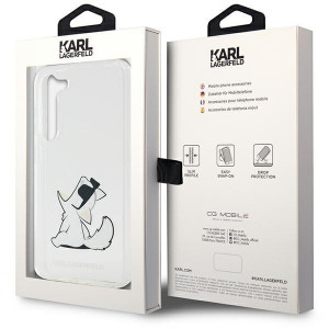 Оригинален твърд гръб KARL LAGERFELD Choupette Fun KLHCS23MCFNRC - Samsung Galaxy S23+ прозрачен - Img 8
