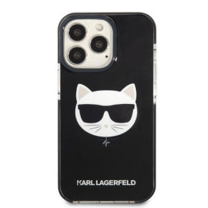 Оригинален твърд гръб KARL LAGERFELD Choupette Head KLHCP13XTPECK - iPhone 13 черен - Img 3