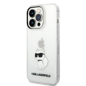 Оригинален твърд гръб KARL LAGERFELD Ikonik Choupette KLHCP14XHNCHTCT - iPhone 14 Pro Max прозрачен - Img 2