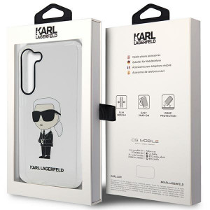 Оригинален твърд гръб KARL LAGERFELD Ikonik KARL LAGERFELD KLHCS23SHNIKTCT - Samsung Galaxy S23 прозрачен - Img 8