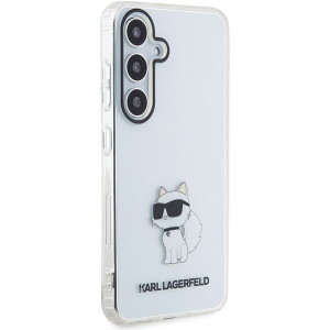Оригинален твърд гръб KARL LAGERFELD IML Choupette KLHCS24MHNCHTCT - Samsung Galaxy S24+ прозрачен - Img 4
