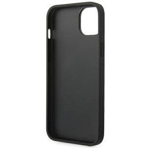Оригинален твърд гръб KARL LAGERFELD Monogram Stripe KLHCP14MPGKLSKG - iPhone 14 Plus сив - Img 7