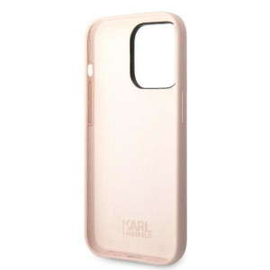 Оригинален твърд гръб KARL LAGERFELD Silicone Choupette KLHCP14LSNCHBCP - iPhone 14 Pro розов - Img 7