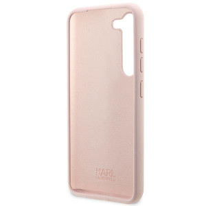 Оригинален твърд гръб KARL LAGERFELD Silicone Choupette KLHCS23SSNCHBCP - Samsung Galaxy S23 розов - Img 7