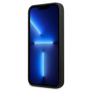 Оригинален твърд гръб KARL LAGERFELD Silicone Plaque KLHCP13SSLMP1K - iPhone 13 mini черен - Img 5