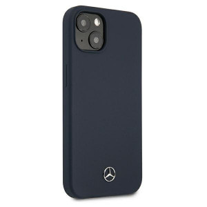 Оригинален твърд гръб MERCEDES Silicone MEHCP13SSILNA - iPhone 13 mini тъмносин - Img 3