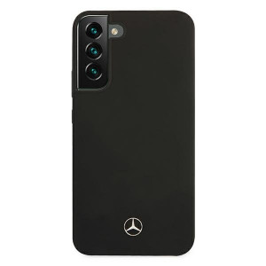 Оригинален твърд гръб MERCEDES Silicone MEHCS22MSILBK - Samsung Galaxy S22+ черен - Img 3
