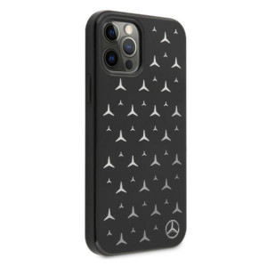 Оригинален твърд гръб MERCEDES Stars MEHCP12LESPBK - iPhone 12 Pro Max сребрист - Img 4