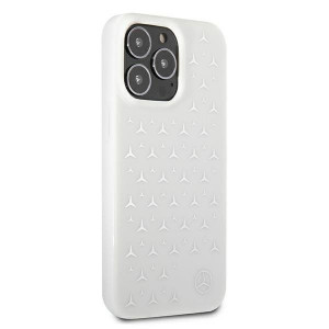 Оригинален твърд гръб MERCEDES Stars MEHCP13LESPWH - iPhone 13 Pro сребристобял - Img 4