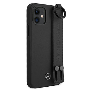 Оригинален твърд гръб MERCEDES Strap MEHCP12SLSSBK - iPhone 12 mini черен - Img 4