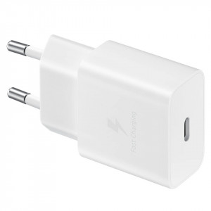 Оригинално зарядно за стена SAMSUNG GALAXY 15W USB Type C (EP-T1510XWEGEU) бяло - Img 2