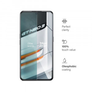 Плосък закален стъклен протектор BLUE STAR - Realme GT NEO 3 - Img 6