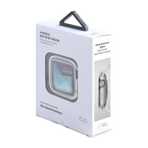 Подсилен алуминиев калъф за корпус UNIQ Valencia - Apple Watch 40mm Series 5 / 40mm Series 4 сребърен - Img 10