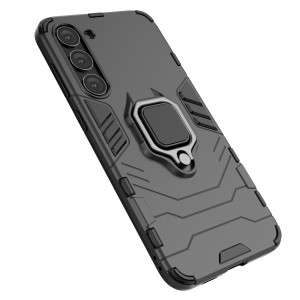 Подсилен гръб с магнитна стойка Ring Armor - iPhone 14 Plus черен - Img 2