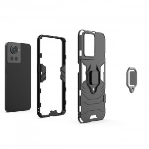 Подсилен гръб с магнитна стойка Ring Armor - OnePlus Ace черен - Img 2