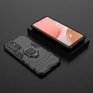 Подсилен гръб с магнитна стойка Ring Armor - Samsung Galaxy A72 черен - Img 8