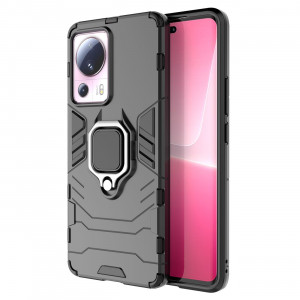 Подсилен гръб с магнитна стойка Ring Armor - Xiaomi 13 Lite черен - Img 1