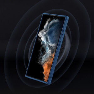 Подсилен гръб с подвижно покритие за камерата NILLKIN Textured S - Samsung Galaxy S23 Ultra син - Img 10