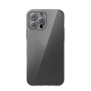 Подсилен гръб BASEUS Corning Case и стъклен протектор - iPhone 14 Pro прозрачен - Img 3