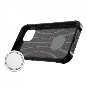 Подсилен гръб Hybrid Armor - iPhone 12 Pro Max черен - Img 5