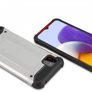 Подсилен гръб Hybrid Armor - Samsung Galaxy A22 5G черен - Img 4
