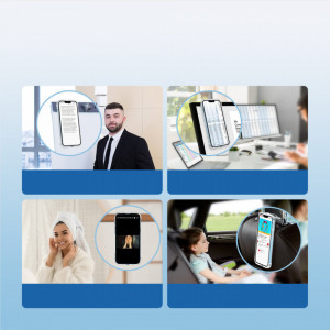 Подсилен гръб JOYROOM Defender със стойка - iPhone 14 Pro (JR-14H2) прозрачен - Img 10