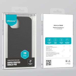 Подсилен гръб NILLKIN Super Frosted Shield Pro - iPhone 15 Plus син - Img 16