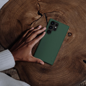 Подсилен гръб NILLKIN Super Frosted Shield Pro - Samsung Galaxy S24 Ultra син - Img 15