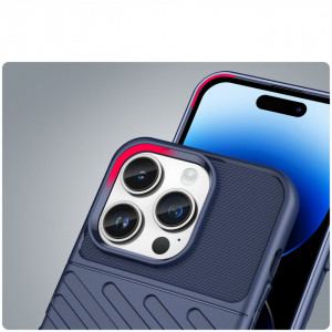 Подсилен гръб Thunder - iPhone 14 Pro Max син - Img 6