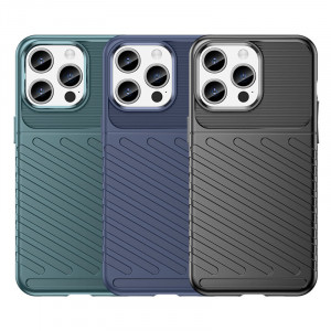 Подсилен гръб Thunder - iPhone 15 Pro Max син - Img 8