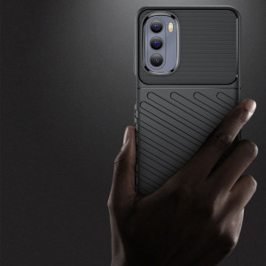 Подсилен гръб Thunder - Moto g stylus 2022 черен - Img 3