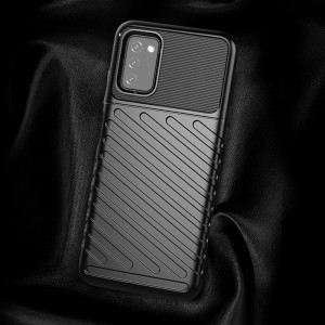 Подсилен гръб Thunder - Samsung Galaxy A03s черен - Img 7